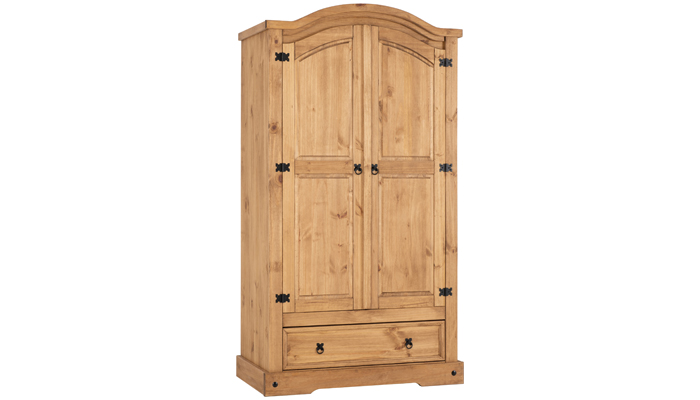 2 Door 1 Drawer Wardrobe